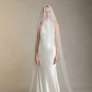 Danielle Frankel Simple Veil with Blusher - Chapel